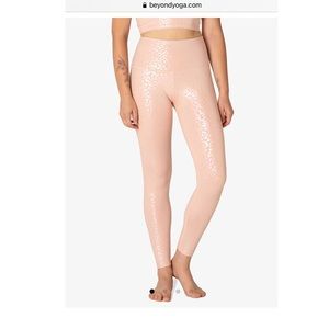 Shiny Leopard High Waisted Legging